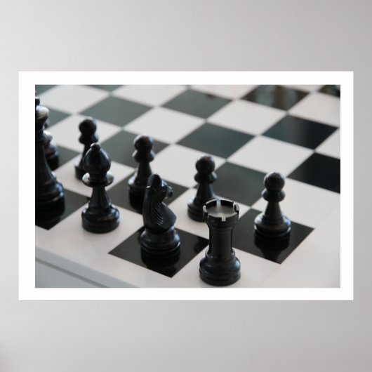 Poster du tableau d'échecs (Devant)