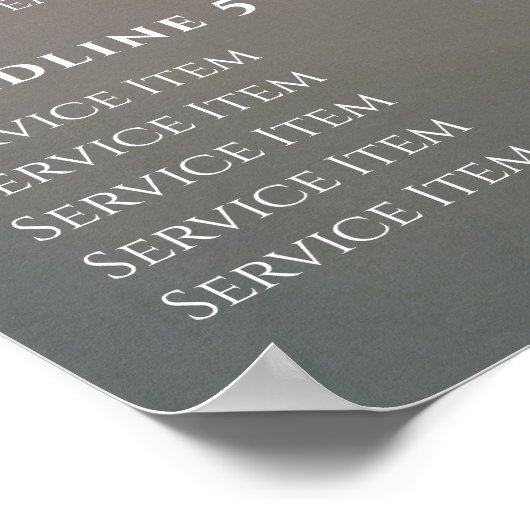 Poster du tarif de conception de Parties scintilla (Coin)