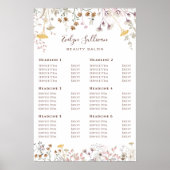 Poster du tarif fleur sauvage (Devant)