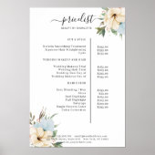 Poster du tarif Floral moderne (Devant)