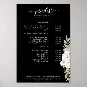 Poster du tarif Floral moderne