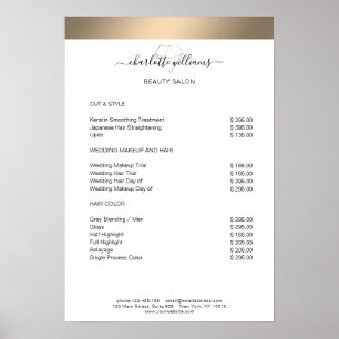 Poster du tarif Gold Strid moderne