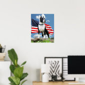 Poster du taureau (American Staffordshire Terrier) (Bureau à domicile)