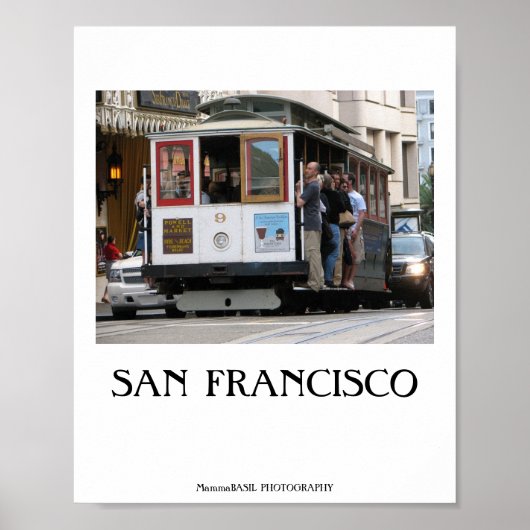 Poster du téléphérique de San Francisco ! (Devant)