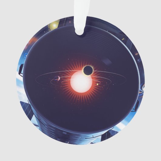 Poster du télescope spatial Hubble. (devant)