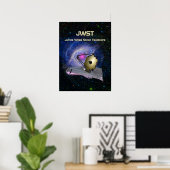 Poster du télescope spatial James Webb (Bureau à domicile)