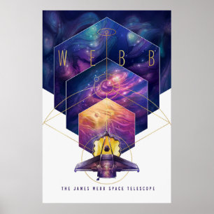 Poster du télescope spatial James Webb.