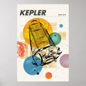 Poster du télescope spatial Kepler. (Devant)