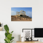 Poster du Temple de Poséidon (Bureau à domicile)