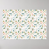 Poster du temps du jardin (Devant)