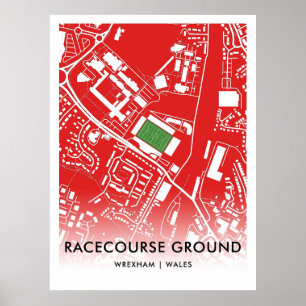 Poster du terrain de course - Accueil de Wrexham A
