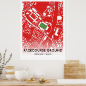 Poster du terrain de course - Accueil de Wrexham A (Cuisine)