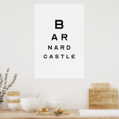 Poster du test oeil de Barnard Castle (Cuisine)