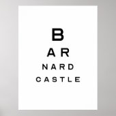 Poster du test oeil de Barnard Castle (Devant)
