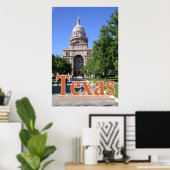 Poster du Texas State Capitol (Bureau à domicile)