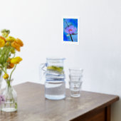 Poster du texte de l'huile Dragonfly on Water Lily (Couchage (Cuisine))