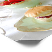 Poster du thé et des roses roses l'après-midi (Coin)