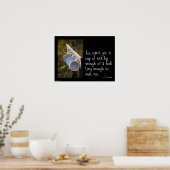 Poster du thé et du livre (Cuisine)