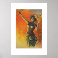 Poster du Théâtre Art Nouveau vintage