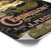 Poster du Théâtre Cendrillon vintage (Coin)