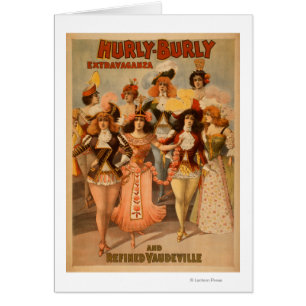 Poster du théâtre Extravaganza Hurly Burly