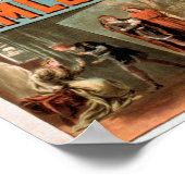 Poster du théâtre William Shakespeare "Hamlet" (Coin)