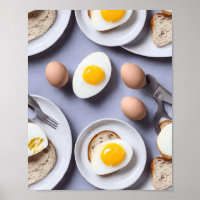 Poster du thème du petit-déjeuner