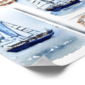 Poster du thème nautique (Coin)