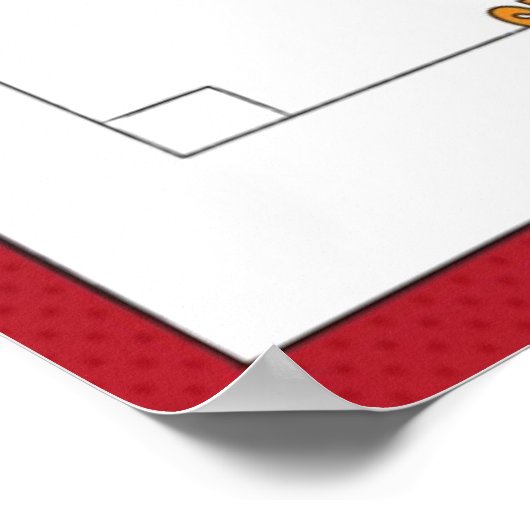 Poster du théorème de Pythagore (Coin)