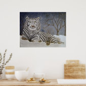 Poster du tigre de neige (Cuisine)