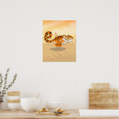 Poster du tigre englobant (Cuisine)