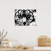 Poster du tigre Motivationnel (Cuisine)