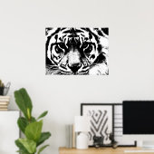 Poster du tigre Motivationnel (Bureau à domicile)