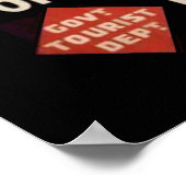 Poster du tourisme sportif de la Nouvelle-Zélande (Coin)