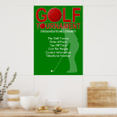 Poster du Tournoi de Golf 3 (Vous Pouvez Customise (Cuisine)