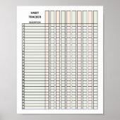 Poster du Tracker Habit (Devant)