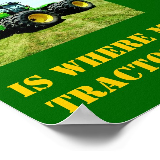 Poster du tracteur (Coin)