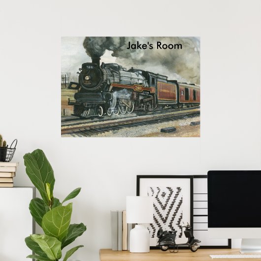 Poster du train (Bureau à domicile)