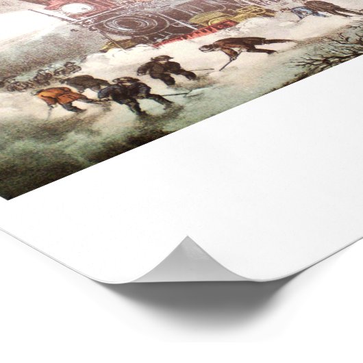 Poster du train à neige (Coin)