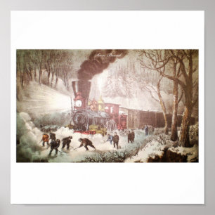 Poster du train à neige
