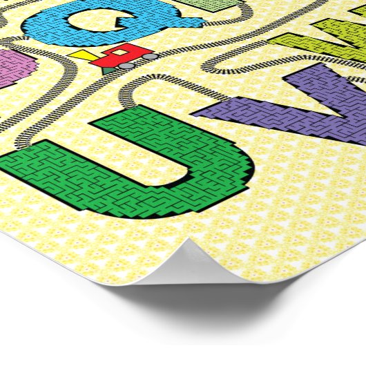Poster du train Alphabet Maze (Coin)