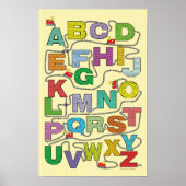 Poster du train Alphabet Maze (Devant)