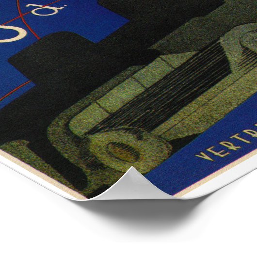 Poster du train de Besuchet de l'URSS (Coin)