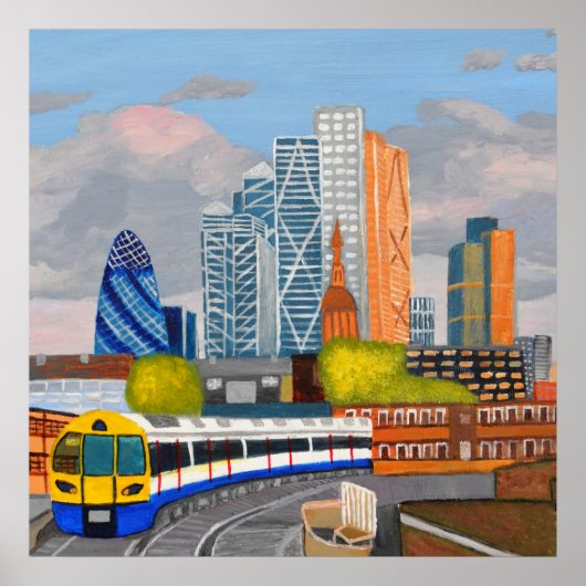 Poster du train d'Overland de Londres (Devant)