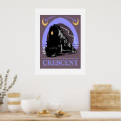 Poster du train du croissant (Cuisine)