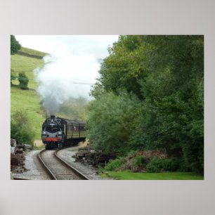 Poster du train du moteur à vapeur