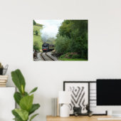 Poster du train du moteur à vapeur (Bureau à domicile)