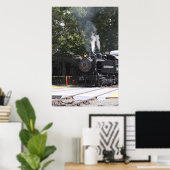 Poster du train du moteur à vapeur (Bureau à domicile)
