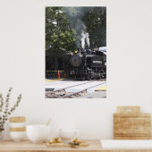 Poster du train du moteur à vapeur (Cuisine)