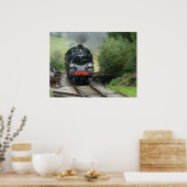 Poster du train du moteur à vapeur (Cuisine)